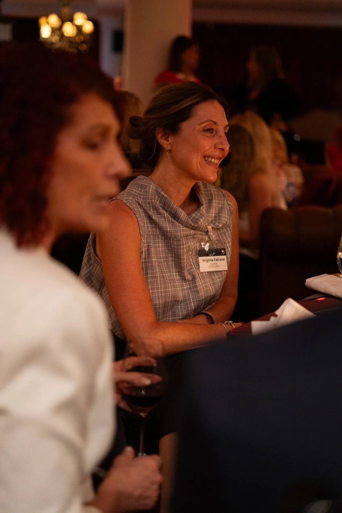 Faena — Virginia Falcone en evento Moovers